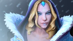 Кристальная дева (Crystal Maiden) — портрет героя Dota 2