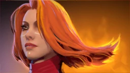 Лина (Lina) — портрет героя Dota 2